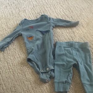 Charming Blue Kids Bodysuit Set